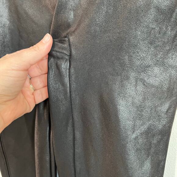 Spanx Faux Leather Black Legging SZ Small Petite - Picture 4 of 8